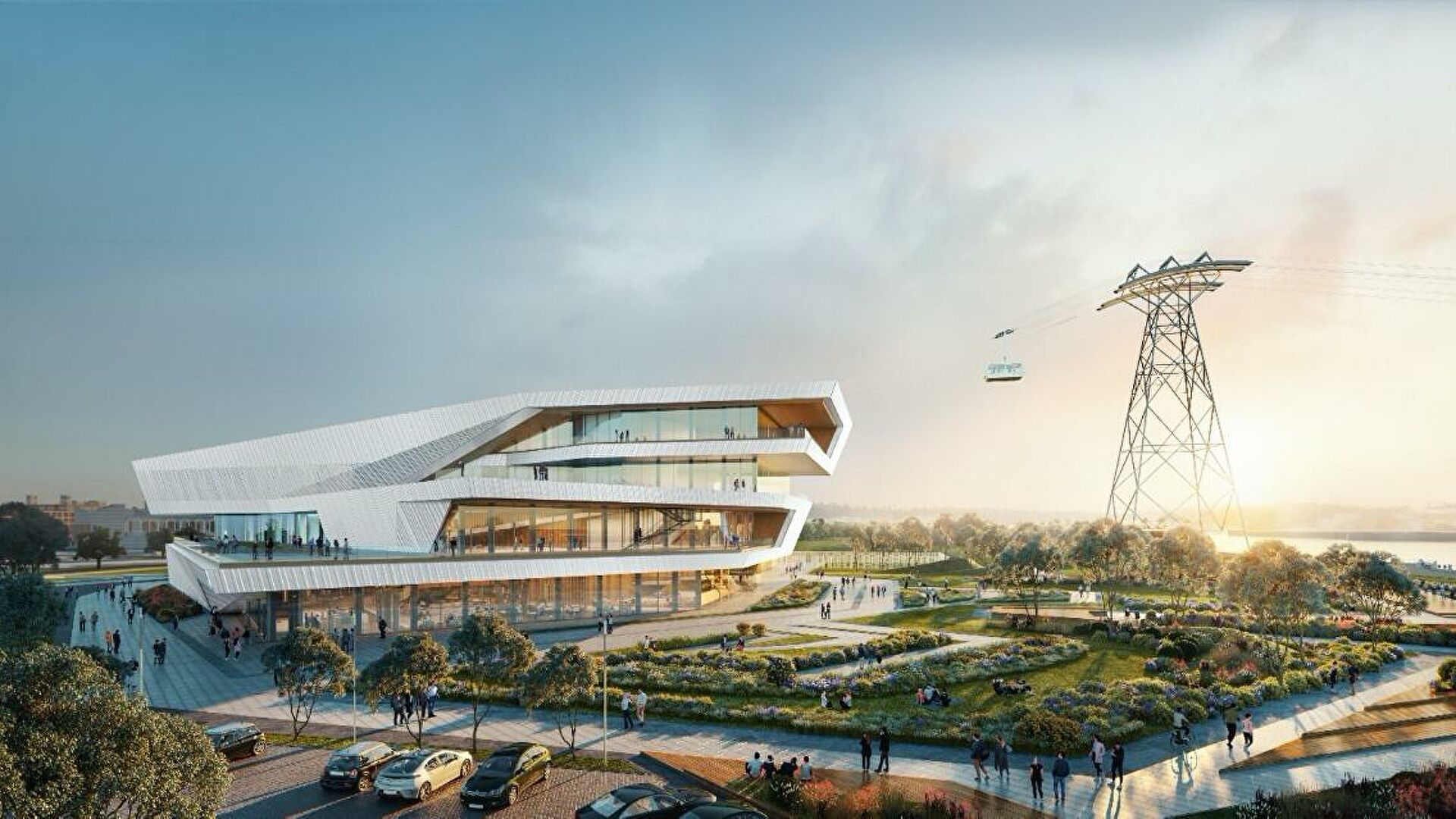 Трансграничная канатно-подвесная дорога через реку амур